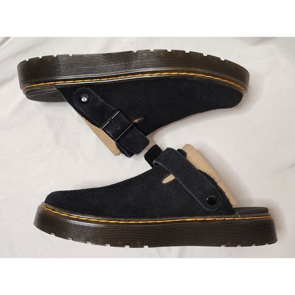 Dr. Martens Carlson Men’s 9 Black Suede Slingback main image 5